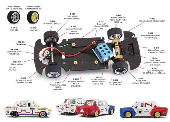 Preview: BRM 1/24 Renault R8 Nr. 181